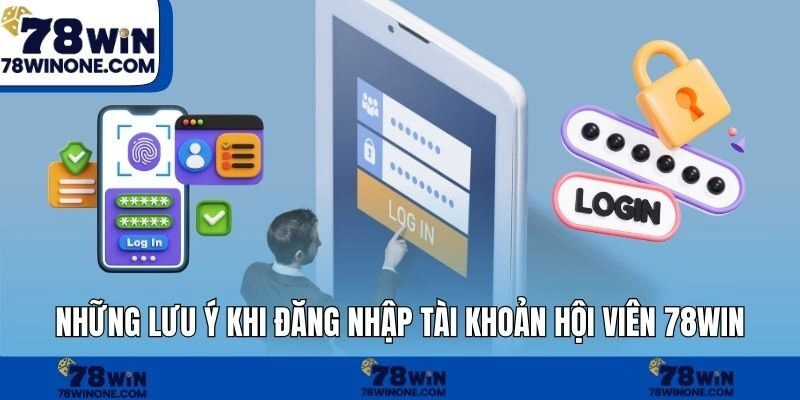 Những lưu ý khi đăng nhập tài khoản hội viên 78WIN